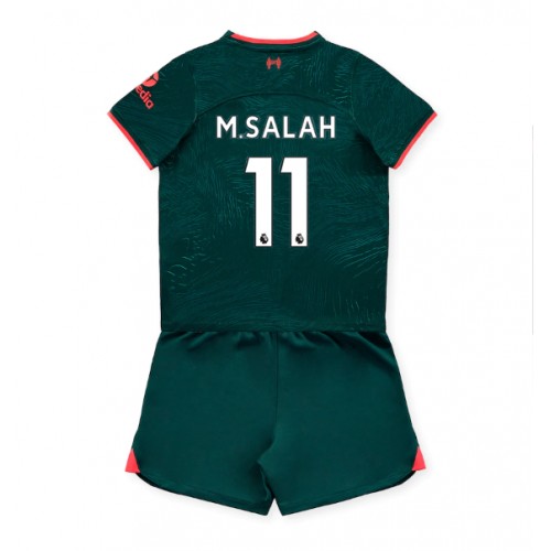 Liverpool Mohamed Salah #11 Tredjedraktsett Barn 2022-23 Kortermet (+ Korte bukser)